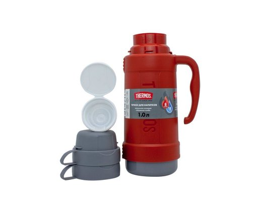 Термос THERMOS PICNIC 40 Series Red 1.0л стеклянная колба